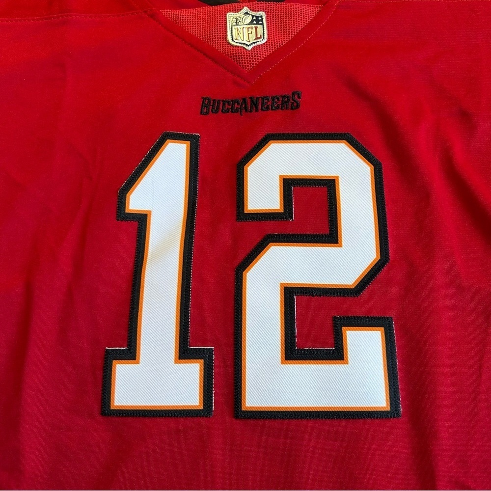 Nike NFL NWT Tampa Bay Buccaneers Tom Brady #12 On-Field Jersey Women’s XL - Picture 4 of 11